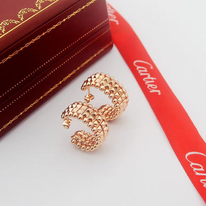 [Stellar Jewelry]CLASH 9.2MM DOUBLE ROW EARRINGS