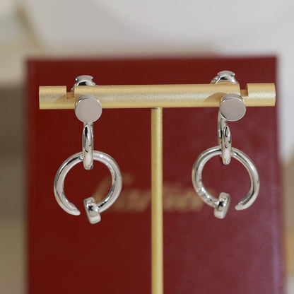 [Stellar Jewelry]JUSTE NO DIAMOND DOUBLE EARRINGS