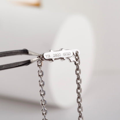 [Stellar Jewelry]LOVE NECKLACE 16MM  FULL DIAMOND