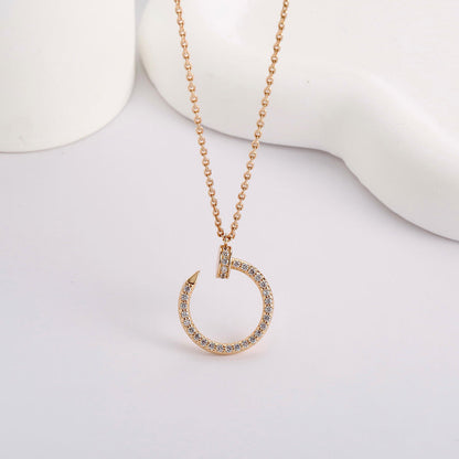 [Stellar Jewelry]JUSTE NECKLACE FULL DIAMOND