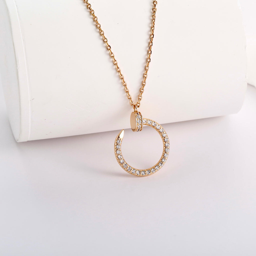 [Stellar Jewelry]JUSTE NECKLACE FULL DIAMOND