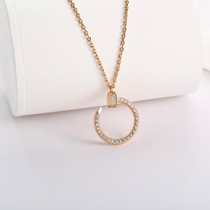 [Stellar Jewelry]JUSTE NECKLACE FULL DIAMOND