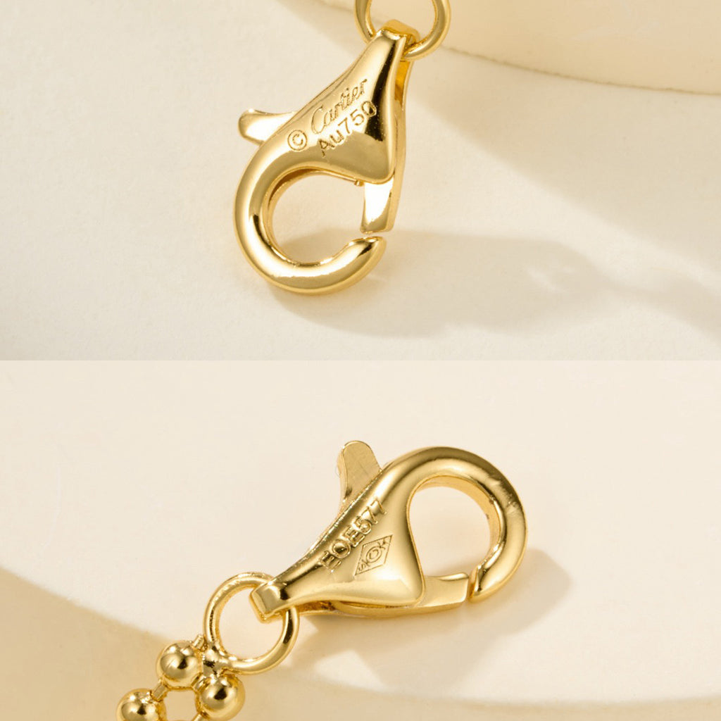 [Stellar Jewelry]TRINITY LARGE FULL DIAMOND  NECKLACE