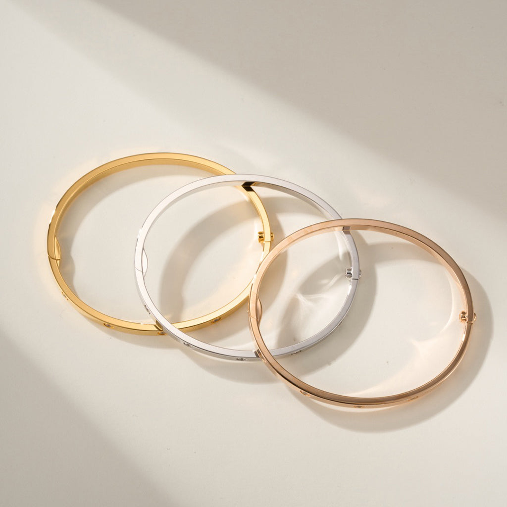 [Stellar Jewelry]LOVE BRACELET 3.65MM 10 DIAMONDS