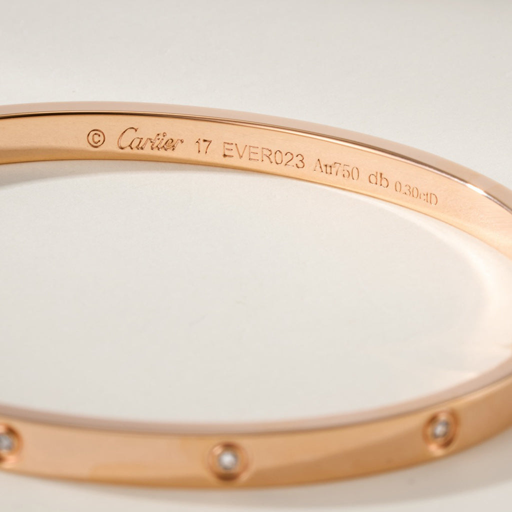 [Stellar Jewelry]LOVE BRACELET 3.65MM 10 DIAMONDS