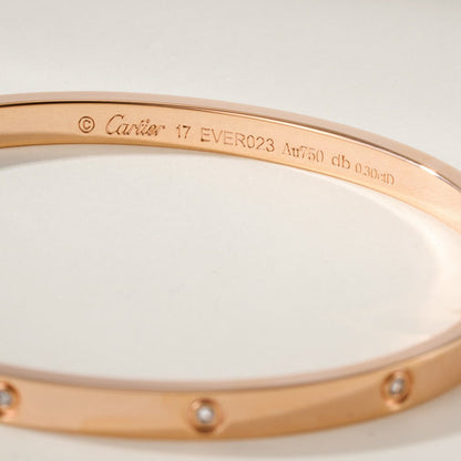 [Stellar Jewelry]LOVE BRACELET 3.65MM 10 DIAMONDS