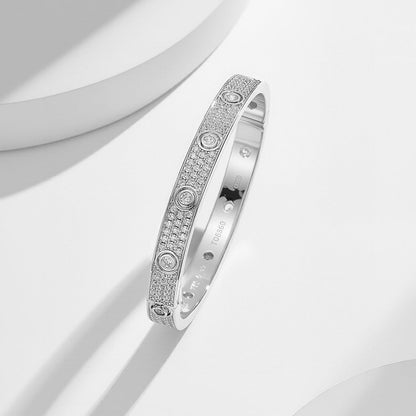 [Stellar Jewelry]LOVE BRACELET 6.1MM DIAMOND-PAVED 10 BIG DIAMONDS