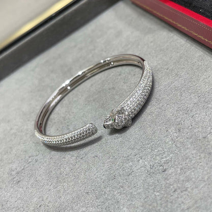 [Stellar Jewelry]PANTHERE FULL DIAMOND OPEN BRACELET