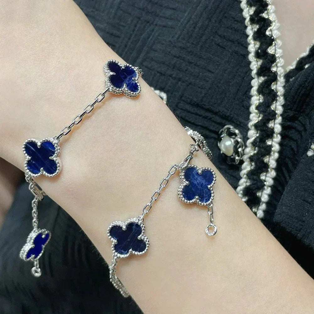 [Stellar Jewelry]CLOVER 5 MOTIF PIETERSITE BRACELET COLLECTION