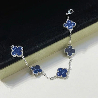 [Stellar Jewelry]CLOVER 5 MOTIF PIETERSITE BRACELET COLLECTION