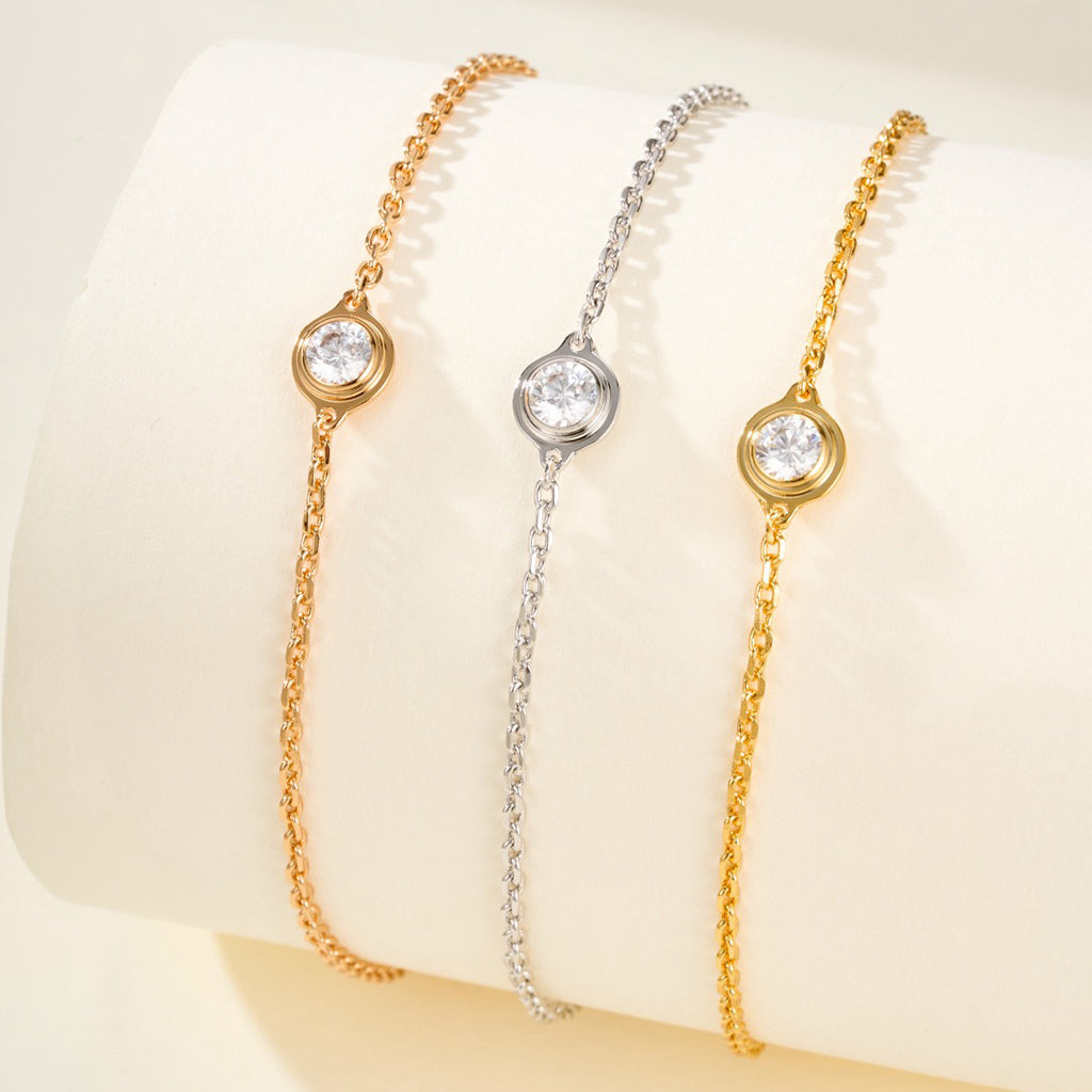 [Stellar Jewelry]DAMOUR BRACELET 1 DIAMOND
