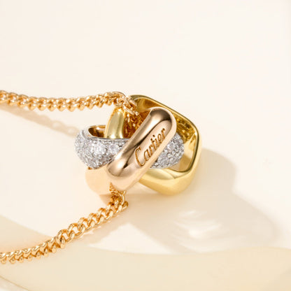 [Stellar Jewelry]TRINITY CUSHION NECKLACE COLLECTION