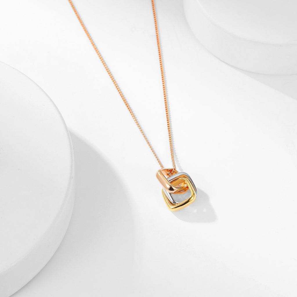 [Stellar Jewelry]TRINITY CUSHION NECKLACE COLLECTION