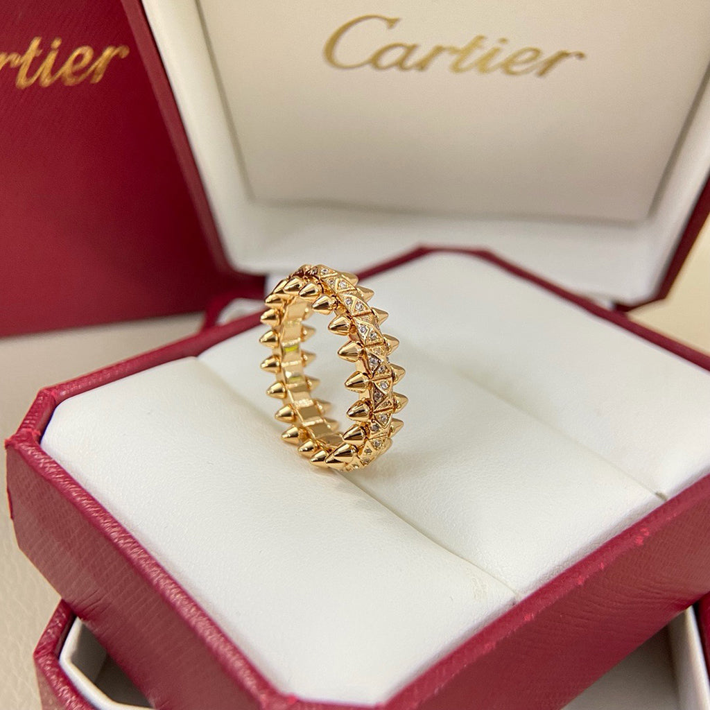[Stellar Jewelry]CLASH 6.4MM SMALL FULL DIAMOND RING