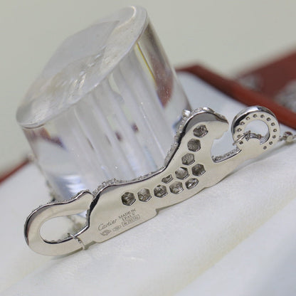 [Stellar Jewelry]PANTHERE PAVED DIAMOND NECKLACE