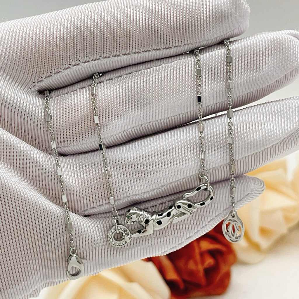 [Stellar Jewelry]PANTHERE FULL DIAMOND NECKLACE