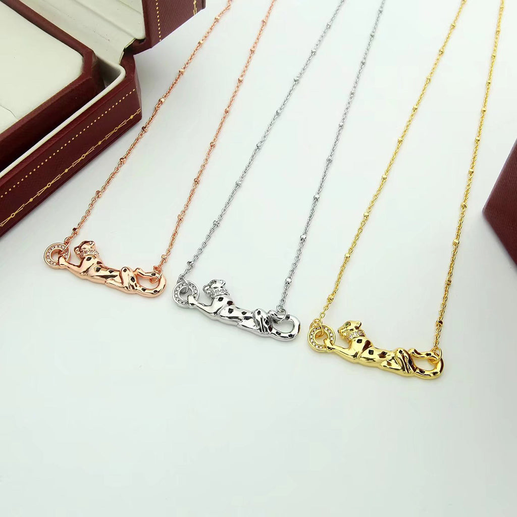 [Stellar Jewelry]PANTHERE FULL DIAMOND NECKLACE