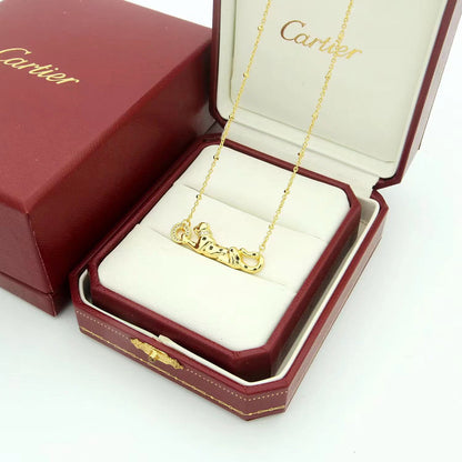 [Stellar Jewelry]PANTHERE FULL DIAMOND NECKLACE