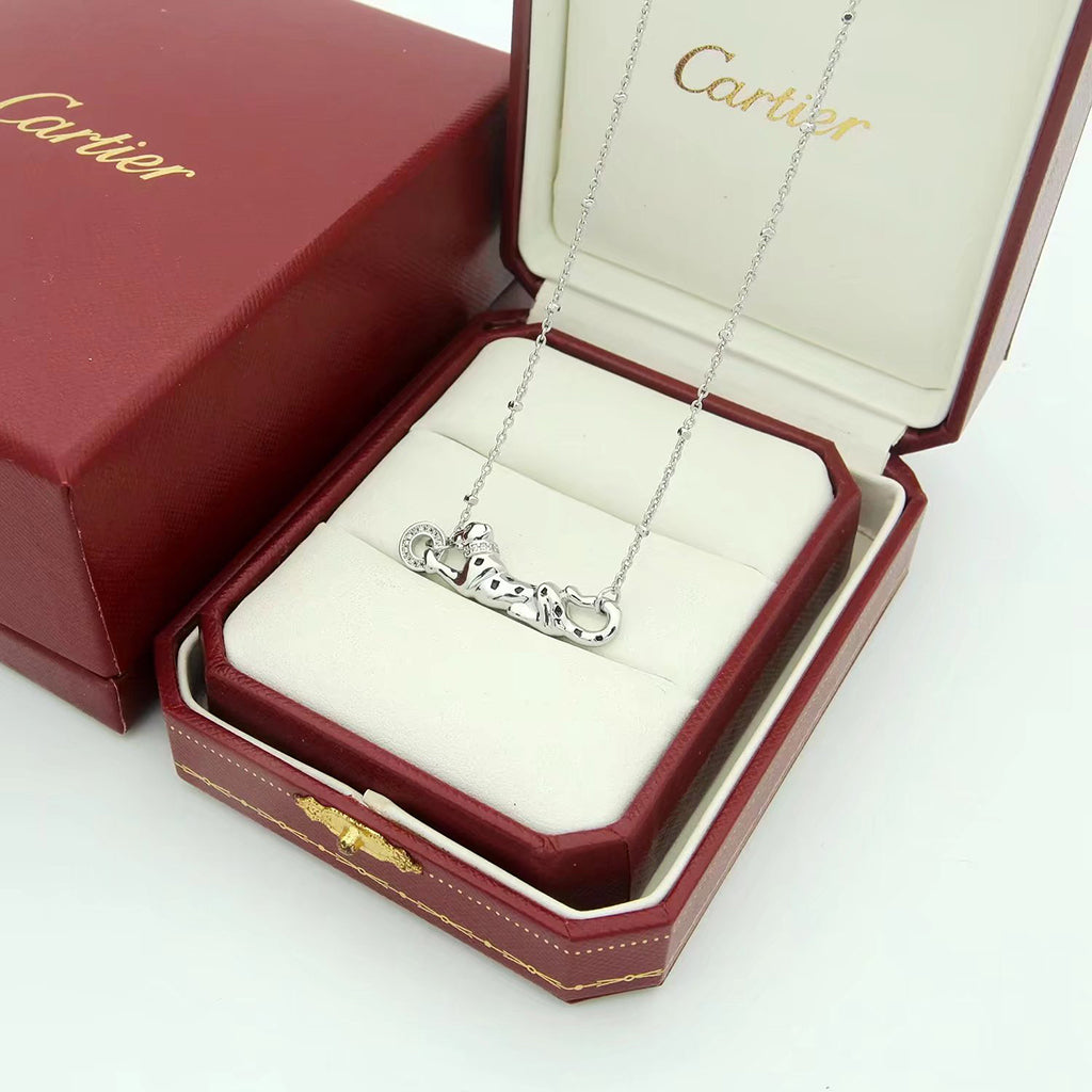 [Stellar Jewelry]PANTHERE FULL DIAMOND NECKLACE