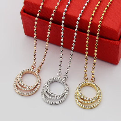 [Stellar Jewelry]ETINCELLE  FULL DIAMOND NECKLACE