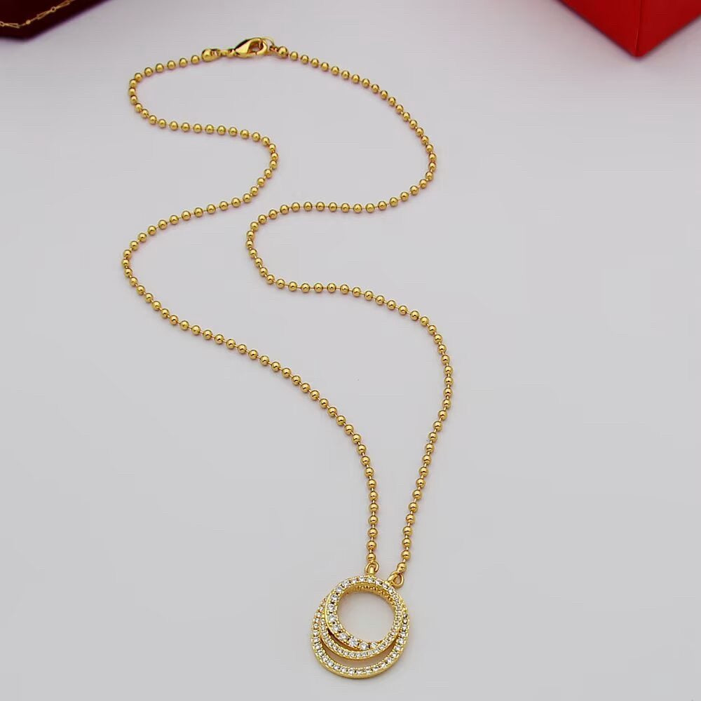 [Stellar Jewelry]ETINCELLE  FULL DIAMOND NECKLACE
