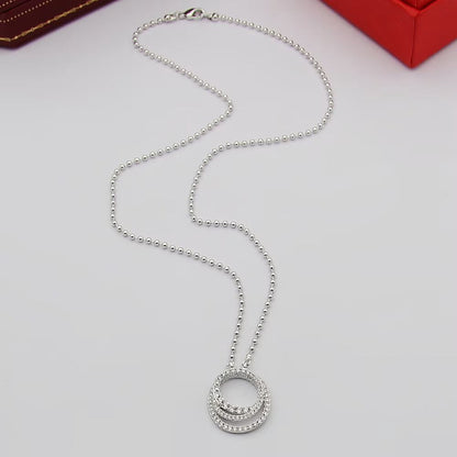 [Stellar Jewelry]ETINCELLE  FULL DIAMOND NECKLACE
