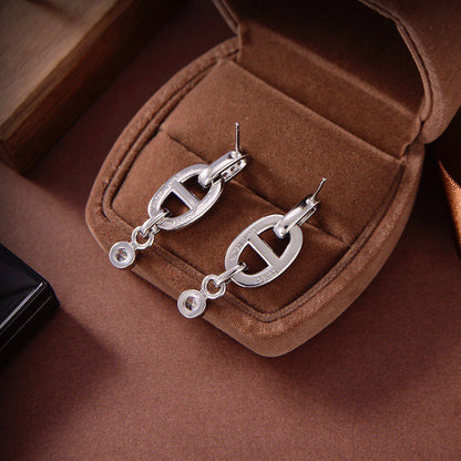 [Stellar Jewelry]HM CHAINE DIAMOND EARRINGS