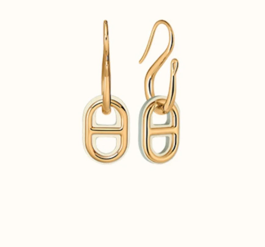 [Stellar Jewelry]HM O'MAILLON GOLD EARRINGS