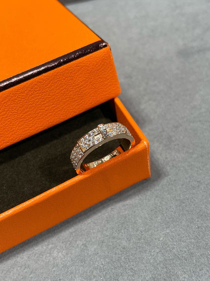 [Stellar Jewelry]KELLY PINK GOLD DIAMOND RING