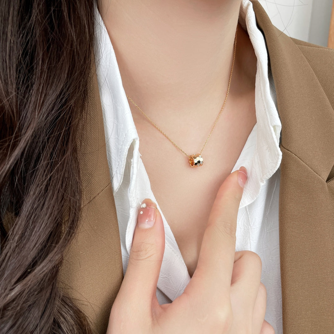 [Stellar Jewelry]BEE MINI PEDANT DIAMOND NECKLACE