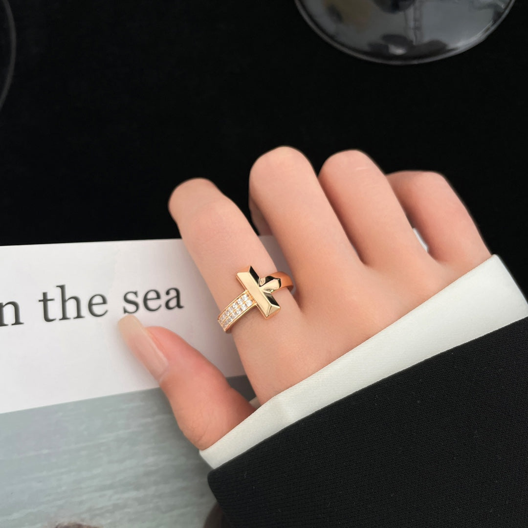 [Stellar jewels]T WIDE DIAMOND RING