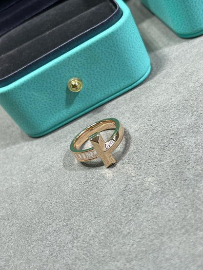[Stellar jewels]T1 WIDE 4.5MM DIAMOND RING