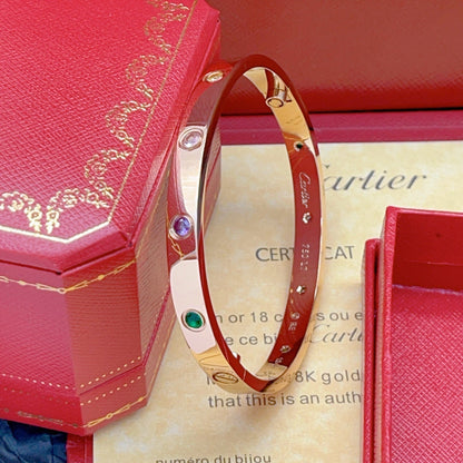 [Stellar Jewelry]2026 RAINBOW LOVE BRACELET 6.1MM  10 DIAMONDS