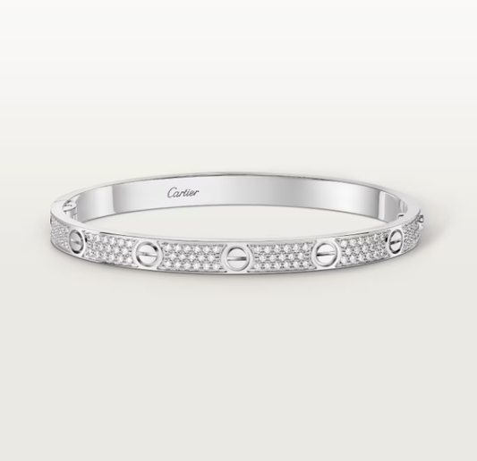 [Stellar Jewelry]NEW-LOVE-4.8MM-Width Diamond-Studded Bracelet