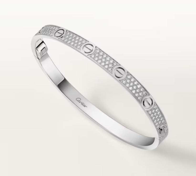 [Stellar Jewelry]NEW-LOVE-4.8MM-Width Diamond-Studded Bracelet