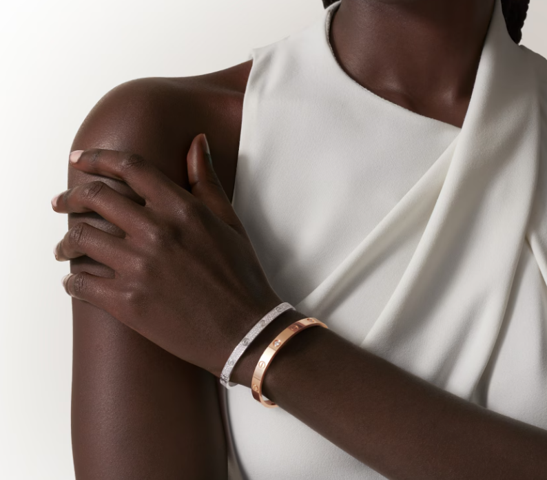 [Stellar Jewelry]NEW-LOVE-4.8MM-Width Diamond-Studded Bracelet