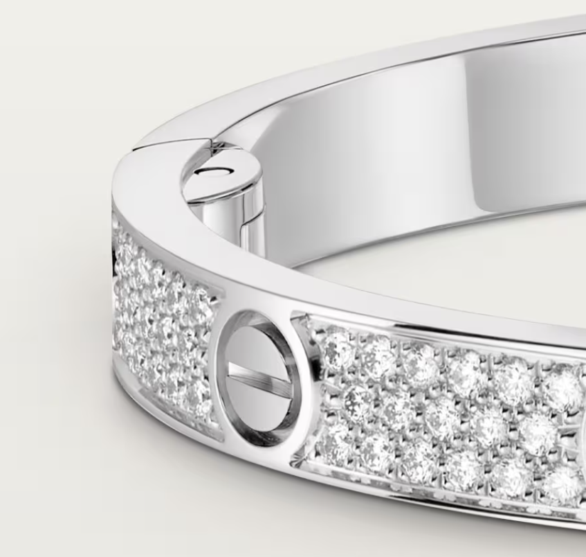 [Stellar Jewelry]NEW-LOVE-4.8MM-Width Diamond-Studded Bracelet