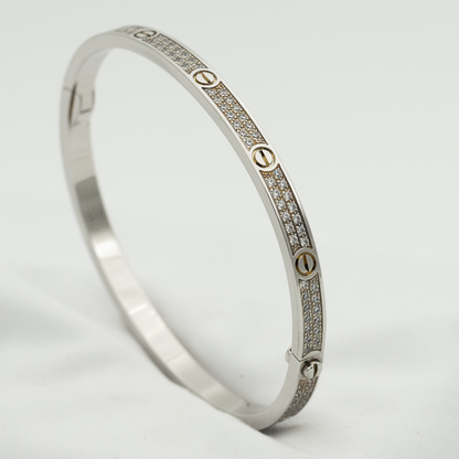 [Stellar Jewelry]LOVE BRACELET 3.65MM DIAMOND-PAVED
