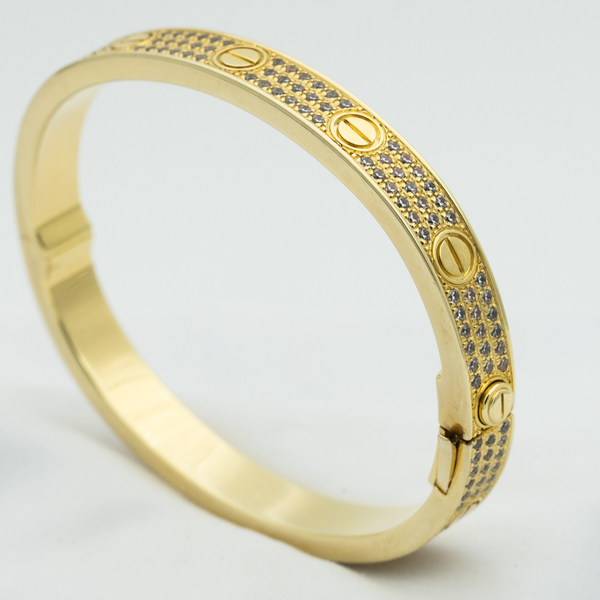 [Stellar Jewelry]LOVE BRACELET 6.1MM DIAMOND-PAVED