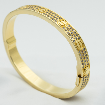 [Stellar Jewelry]LOVE BRACELET 6.1MM DIAMOND-PAVED