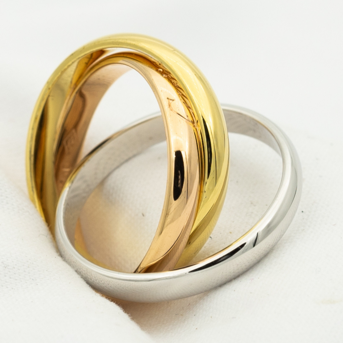[Stellar Jewelry Jewelry]TRINITY RING GOLD PINK GOLD SILVER