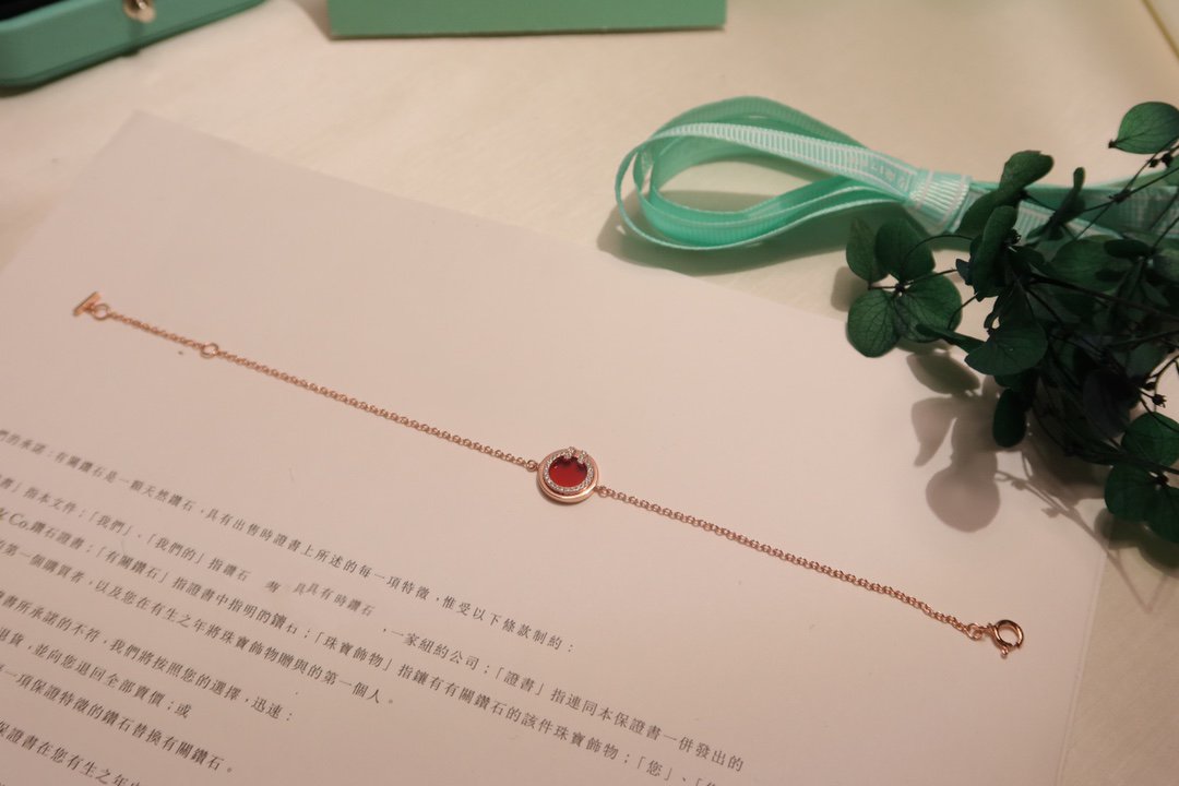 [Stellar jewels]DIAMOND CIRCLE PINK GOLD BRACELET