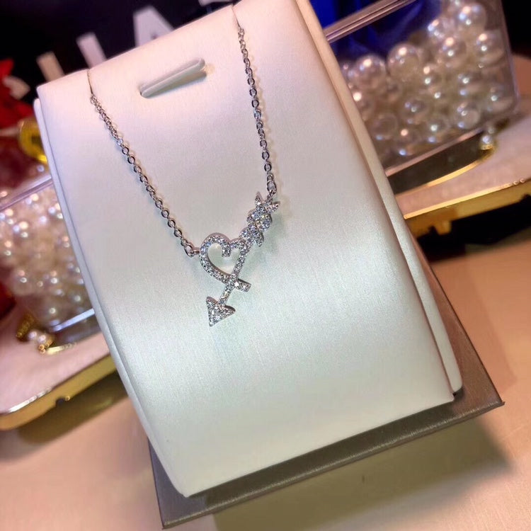 [Stellar jewels]COLGANTE HEART & ARROW NECKLACE