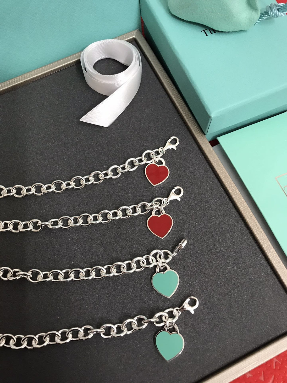 [Stellar jewels]HEART TAG BRACELET SILVER MEDIUM