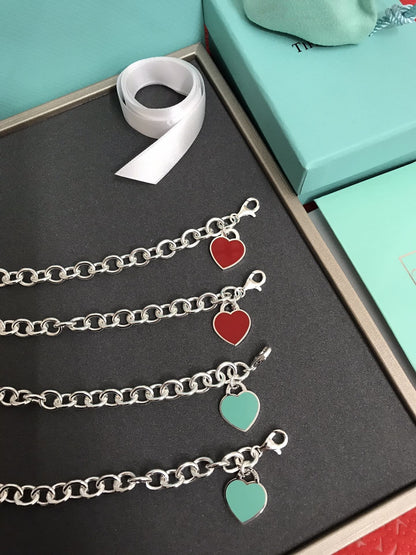 [Stellar jewels]HEART TAG BRACELET SILVER MEDIUM