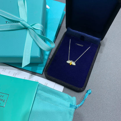 [Stellar jewels]PAPER FLOWERS YELLOW DIAMOND FIREFLY PENDANT