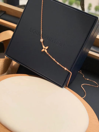 [Stellar Jewelry]BLOSSOM PENDANT PINK GOLD AND DIAMOND