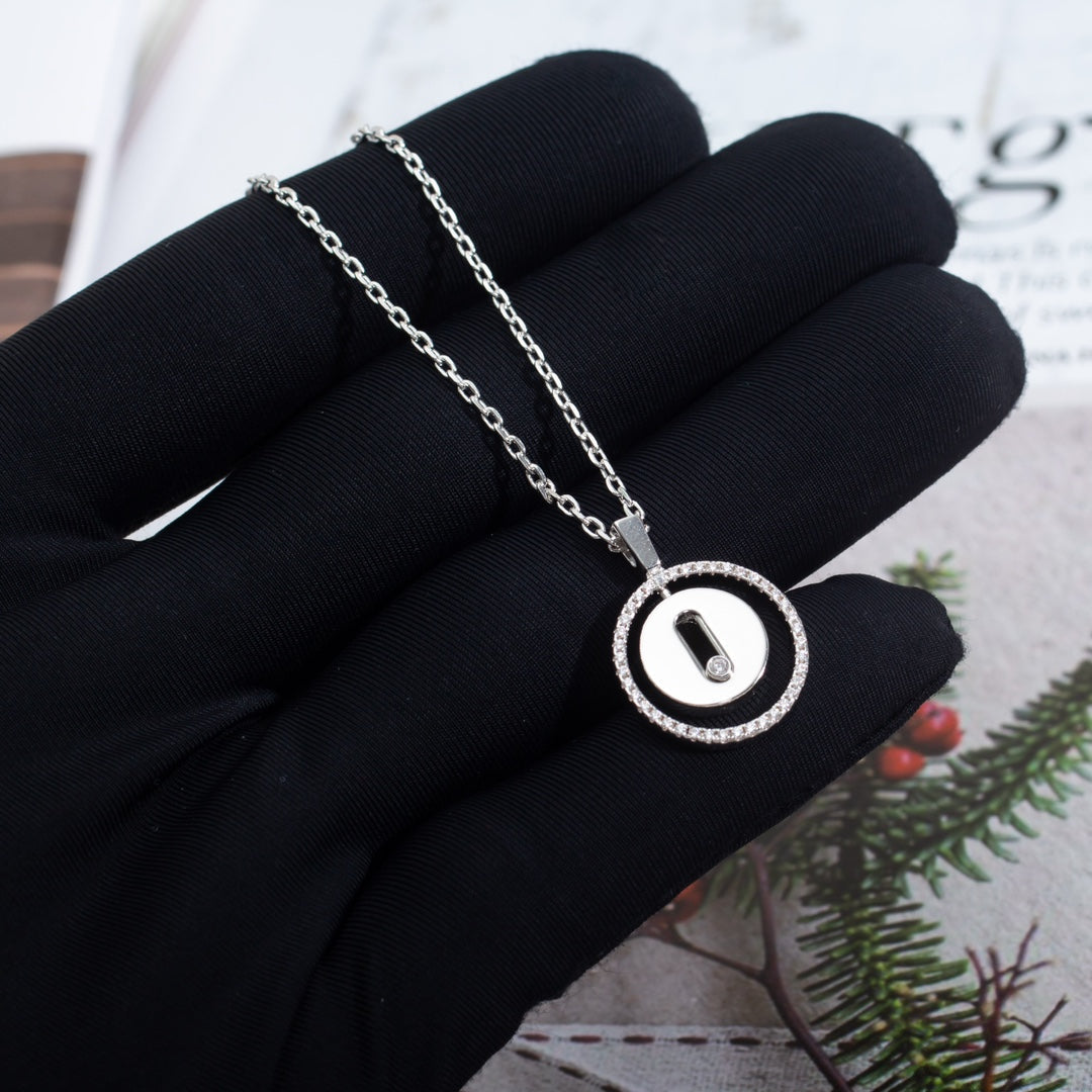 [Stellar Jewelry]LUCKY MOVE PM NECKLACE SILVER DIAMOND