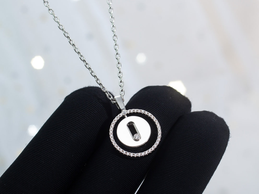 [Stellar Jewelry]LUCKY MOVE PM NECKLACE SILVER DIAMOND