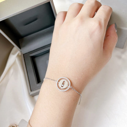 [Stellar Jewelry]LUCKY MOVE PAVED DIAMOND BRACELET